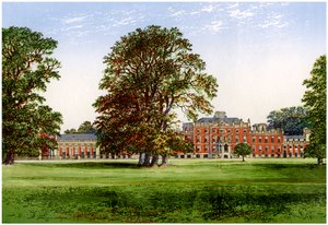 Wimpole Hall, Cambridgeshire, hjemsted for jarlen af Hardwicke, c1880 af Unbekannt