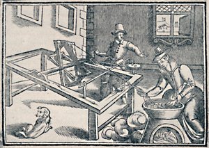 Afvikling af silke, c1600, 1903 af Unbekannt