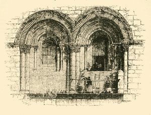 Vinduer i Den Hellige Gravs Kirke, Jerusalem, 1890. af Unbekannt
