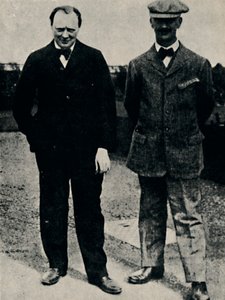 Winston Churchill und George Lambert, 1912, 1945
