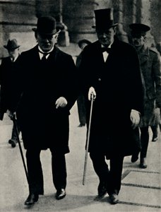 Med David Lloyd George, 1917, 1945. af Unbekannt