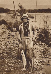 Med en fangst ved Tokanu, New Zealand, c1927, 1937 af Unbekannt