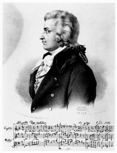 Wolfgang Amadeus Mozart 1756-1791, c1790 af Unbekannt