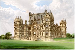Wollaton Hall, Nottingham, Nottinghamshire, hjemsted for Lord Middleton, c1880 af Unbekannt