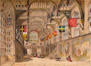 Wolseys Hall, Hampton Court, 1845 af Unbekannt