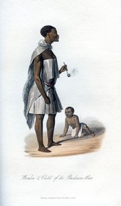 Woman & Child of the Bushman Race, 1848 af Unbekannt