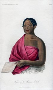 Kvinde fra de samoanske øer, 1848 af Unbekannt