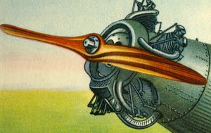 Træflypropel fremstillet af firmaet Hugo Heine Propeller-Werk, 1932. af Unbekannt
