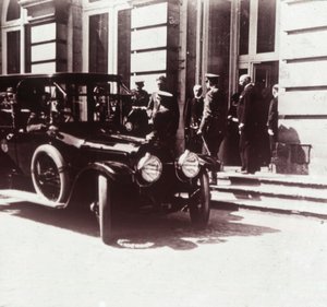 Woodrow Wilson og kong Albert I, c1914-c1918 af Unbekannt