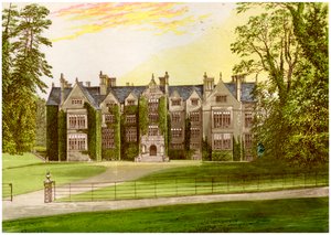 Wroxton Abbey, Oxfordshire, hjemsted for North-familien, c1880 af Unbekannt