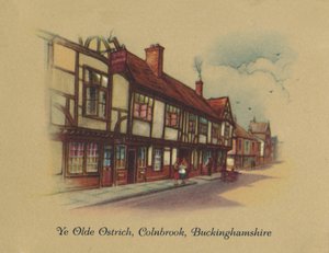 Ye Olde Ostrich Colnbrook, Buckinghamshire, 1939 af Unbekannt