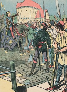 Den unge kong Richard Quells the Rebellion, c1907 af Unbekannt