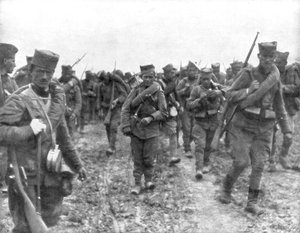 Unge serbiske rekrutter, 1914 af Unbekannt