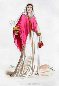 Ung kvinde i Gallien, 1882-1884 af Unbekannt