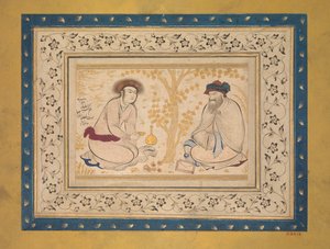Ungdom og Dervish, andet kvartal 1600-tallet. af Unbekannt