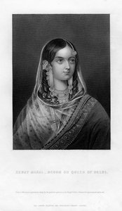 Zenat Mahal - Begum eller Dronning af Delhi, 1800-tallet af Unbekannt