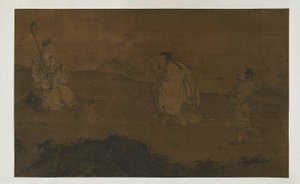 Zhongli Quan Søger Dao, Ming-dynastiet, 1400-tallet. af Unbekannt