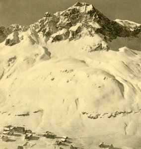 Zürs og Hasenfluh-toppen, Vorarlberg, Østrig, c1935. af Unbekannt