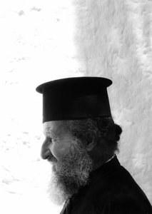 præst for den ortodokse kirke på Kreta (pave) Kreta 1985 af Unbekannt