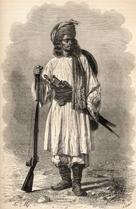 En afghansk soldat, illustration fra 