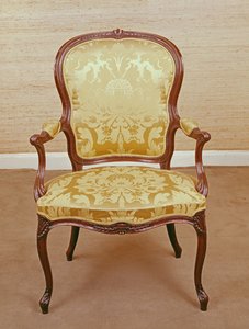 Lænestol, designet af Hepplewhite, ca. 1770