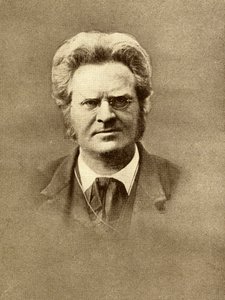 Bjørnstjerne Martinius Bjørnson (1832-1910) (bw foto)