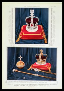 britiske kronjuveler af Unbekannt Unbekannt