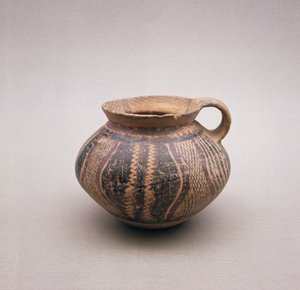 Kinesisk lertøjskrukke, ca. 2500 f.Kr af Unbekannt Unbekannt