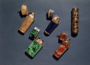 Samling af franske, engelske og tyske etui af Unbekannt Unbekannt