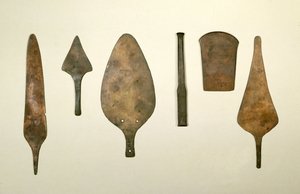 Kobberredskaber, Harappa, 2300-1750 f.Kr af Unbekannt Unbekannt