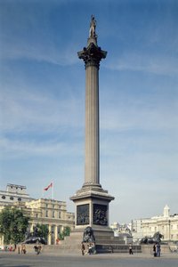Nelsons Column, bygget 1840-43 af Unbekannt Unbekannt