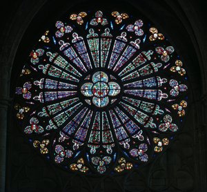 North Rose Window, 1300-tallet af Unbekannt Unbekannt