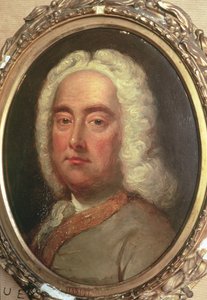 Portræt af George Frederick Händel (1685-1759) af Unbekannt Unbekannt