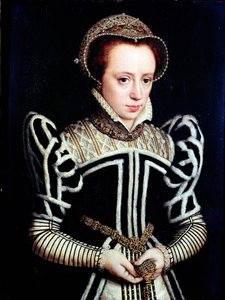 Portræt af en dame, muligvis Mary Queen of Scots (olie)