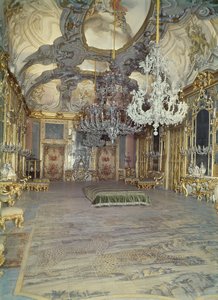 Salon af Palazzo Gangi, Palermo, bygget ca. 1650 af Unbekannt Unbekannt