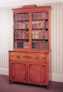 Secretaire reol, Hepplewhite stil, ca. 1788