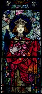 St. Elizabeth af Ungarn, af Harry Clarke af Dublin (1889-1931) af Unbekannt Unbekannt