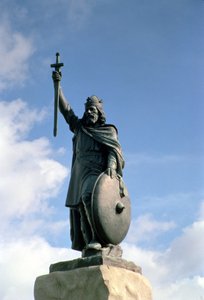 Statue af Alfred den Store (849-99) (se også 10842)