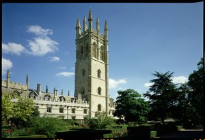 The Great Tower, Magdalen College, Oxford, bygget 1492-1509 af Unbekannt Unbekannt