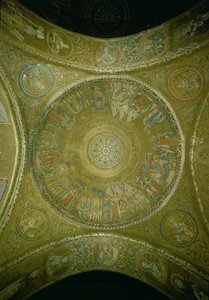 Historien om Josef, mosaik fra den 3. kuppel i forhallen i San Marco-basilikaen, Venedig af Unbekannt Unbekannt