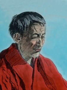 En ædel Lama af Unbekannter Künstler