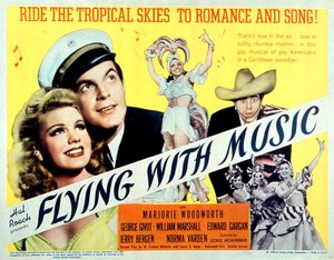Plakat af filmen Flying with music af GeorgeArchainbaud med Marjorie Woodworth og George Givot 1942 af Unbekannt