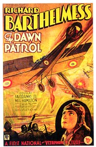 Dawn Patrol filmplakat THE DAWN PATROL instrueret af HowardHawks med Richard Barthelmess af Unbekannt