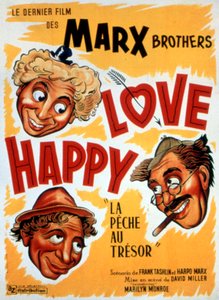 Plakat af filmen Treasure Fishing, LOVE HAPPY, af DAVIDMILLER med Marx Brothers 1949 af Unbekannt