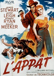 Affiche af filmen The Naked Spur af AnthonyMann 1953 af Unbekannt