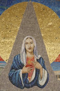 Bebudelsesbasilika: Italiensk Jomfru (Vor Frue af Tårer fra Syracuse), Nazareth, Israel af Unbekannt