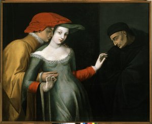 Anonymt maleri fra det 16. århundrede Musee Granet, Aix en Provence. af Unbekannter Künstler