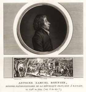 Antoine Samuel Bonnier, den franske republiks befuldmægtigede minister af Unbekannt