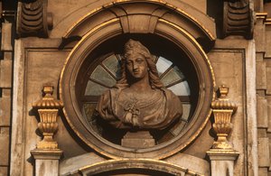 Belgien, Bruxelles, Grand Place, dekorative detaljer