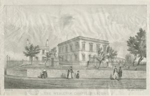 Bilston - Wesleyan Chapel: litografi, nd [?1840